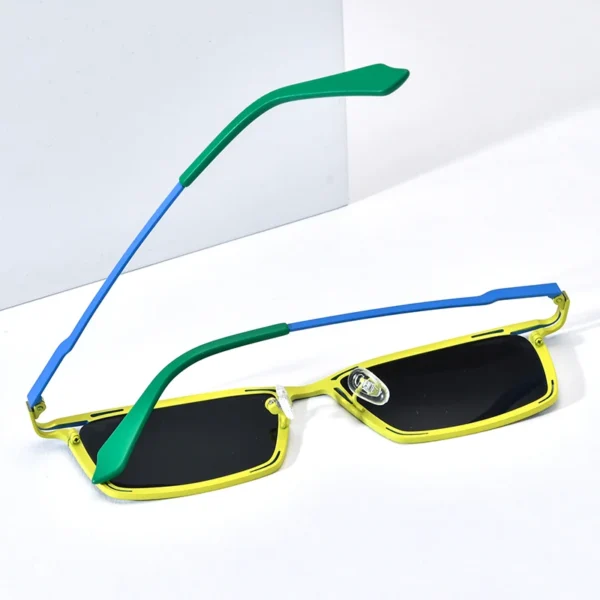 FONEX Titan-Sonnenbrille für Damen, neu im trendigen Markendesign, polarisierte Sonnenbrille, hochwertige japanische quadratische Farbtöne 85804 2