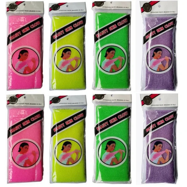 6 stücke Schönheit Haut Peeling Tuch Waschlappen Japanischen Körper Waschen Handtuch Nylon Bad Handtuch Haut Polieren Handtuch