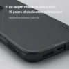 Für iPhone 16 Pro Max 16 Plus Nillkin Hülle Hart Ultradünn Super Frosted 360 Bumper Cases Rückseite Schutz für iPhone 16 3