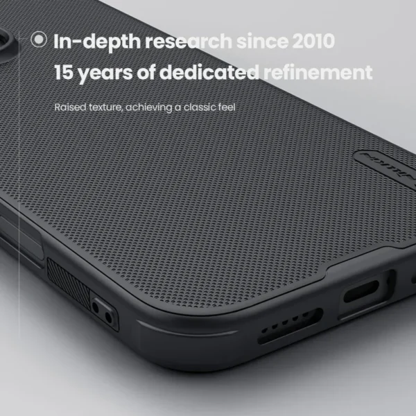 Für iPhone 16 Pro Max 16 Plus Nillkin Hülle Hart Ultradünn Super Frosted 360 Bumper Cases Rückseite Schutz für iPhone 16 3