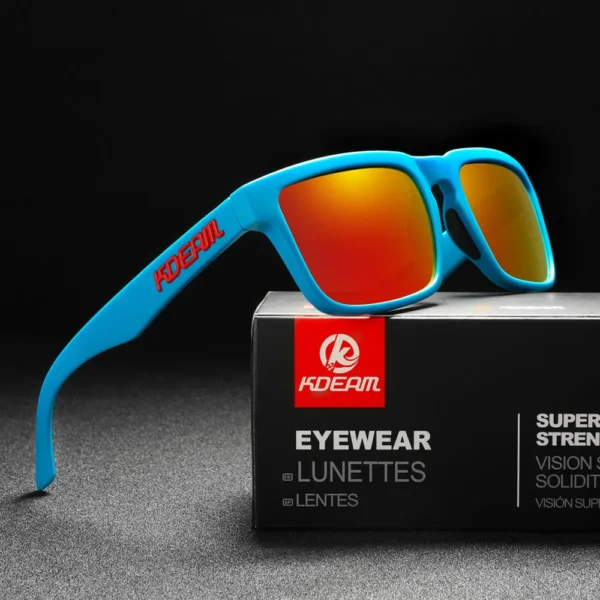 2025 neue KDEAM Original Design Männer Polarisierte Sonnenbrille Sommer Strand Quadrat Sonnenbrille Mode Coole Frauen Shades UV400 Objektiv 6