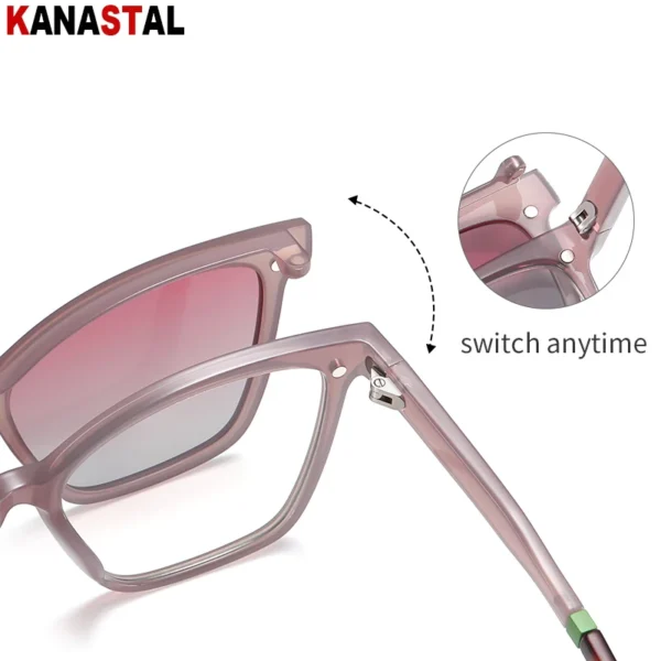 Frauen Polarisierte Sonnenbrille Männer Myopie Rezept Lesebrille Blau Licht Blockieren TR90 Brillen Rahmen Optics Objektiv Brillen 5