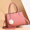 Neue Mode Mittleren Alters Mutter Schulter Umhängetasche Große Kapazität frauen Handtasche mit Anhänger 2