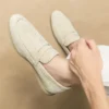 Slip-on Loafer für Männer Weiche Fahren Mokassins Hohe Qualität Wohnungen Männliche Wanderschuhe Wildleder Casual Loafer Sommer männer Schuh 2