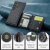 Für Samsung S25 Edge/S25 Ultra Leder Brieftasche Telefon Fall 2 In 1 Magnetische Karte Halter Stehen Aufladen Für Galaxy S24/S23/S22/S21 6