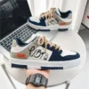 Men Skate Shoes Spring Niche Skate Shoes Men Trendy Versatile Thick Soled Sports and Leisure Skate Shoes Trendy Shoes 4