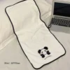 Niedliches Korallen-Fleece-Handtuch, Bad-Gesichtshandtuch-Set, Cartoon-Panda-Mädchen, Herz, trockenes Haar, Kappe, Bad, Rock, Wasseraufnahme, verdickt, 3er-Set 4