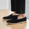 Mode Herren klassische britische Stil Slipper Mokassins Männer Freizeit schuhe Wildleder Herren Herren leichte bequeme Fahr wohnungen 6