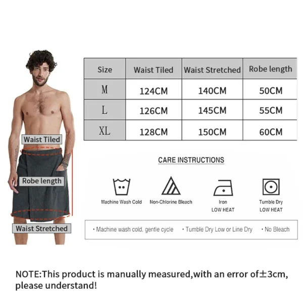Männer weich tragbar Badet uch mit Tasche Bade mäntel Dusche Wrap Sauna Fitness studio Schwimmen Badehaus Spa Strand tuch Toalla de Playa 6