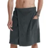 Männer weich tragbar Badet uch mit Tasche Bade mäntel Dusche Wrap Sauna Fitness studio Schwimmen Badehaus Spa Strand tuch Toalla de Playa