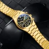 CHENXI Original Luxus Uhren Für Mann Multifunktionale Chronograph Datum Quarz herren Uhr Business Edelstahl Gold Uhr 3