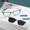 Männer Polarisierte Sonnenbrille Frauen Blau Licht Blockieren Brillen Rahmen Computer Lesebrille Rezept Myopie Linsen Brillen 3