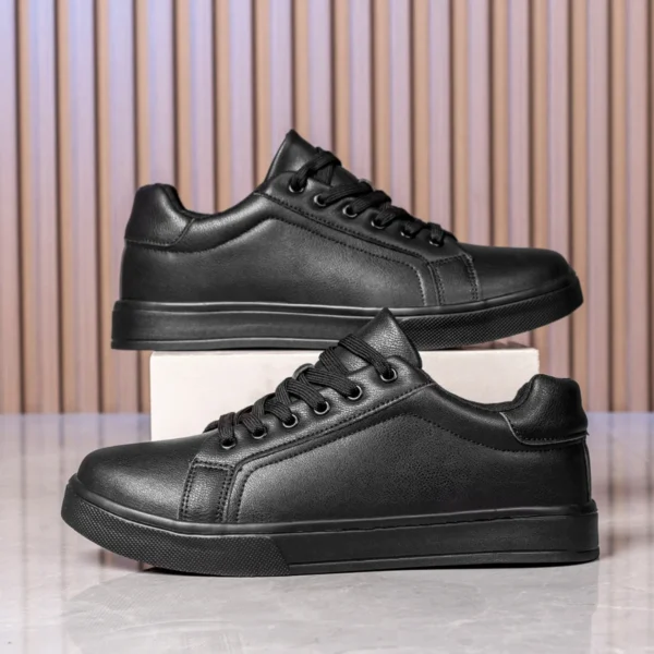Männer Schuhe Bequeme Casual Skateboard Schuhe Männer Weiß Schwarz Feste Freizeit Turnschuhe Leichte Wanderschuhe Tenis Masculino 3