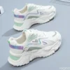 2025 Turnschuhe Frauen Plattform Flache Schuhe Frau Schuhe Grün Casual Trainer Damen Chunky Turnschuhe Frauen Schuhe 3