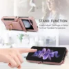 Umhängetasche mit Ring, Kartenhalter, Leder-Handyhülle für Samsung Galaxy Z Flip 6, 5, 4, 3, Lanyard, stoßfeste Schutzhülle 5