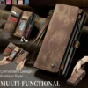 Lanyard Leder Zip Wallet Handyhülle für Samsung Galaxy A56 A36 A16 A15 A54 A34 A14 A53 A33 A13 A72 A52S A32 A12 A51 A71 Abdeckung