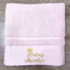 10 Farben individuelle Handtuch-Stickerei, personalisierte Handtücher, Krone mit Namen, Spa, Schönheitssalon, Logo, Schwarz, Lila, Rosa, Weiß 2