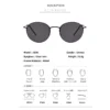 2025 Mode hochwertige Titan-Sonnenbrille rund fahren 8808 Sonnenbrille Männer und Frauen Vintage dänisches Design Sonnenbrille UV400 6