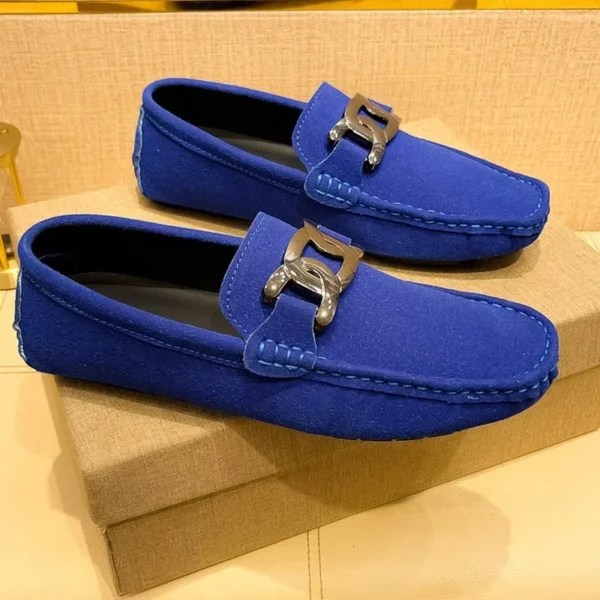 Maedef Wildleder Herren schuhe Mode männlich lässig Boots schuhe atmungsaktiv Komfort Slip-On Herren Fahr schuhe Luxus Slipper Mokassins 5