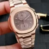 Beste Qualität Mode Sport Männer Quarz Chronograph Saphir Uhr Rose Gold Silber Blau Schwarz Dual Time Stoppuhr Edelstahl 2