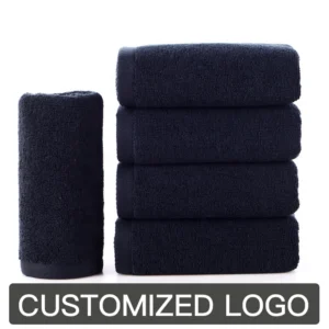 Baumwolle Schwarz bad Handtuch Hand Handtuch Freies Design Angepasst LOGO Make-Up Nagel Salon SPA Gestickte Name 70x140cm weiß Bad Handtuch