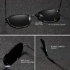 KINGSEVEN Marke Reflektierende Sonnenbrille Männer Hexagon Retro sonnenbrille Freizeit Gläser Oculos Gafas De Sol Shades 3