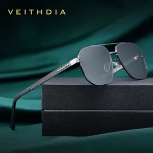 VEITHDIA Marke Vintage Männer Frauen Sonnenbrille Nylon Objektiv Polarisierte UV400 Outdoor Fahren Brillen Für Männer, Mode Brillen 8280