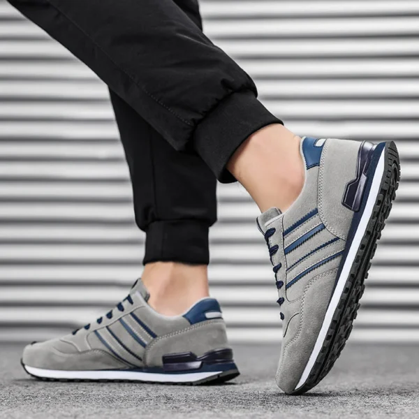 Künstliche Leder Männer Casual Schuhe Männlichen Frühjahr Männer Casual Licht Schuhe Sneakers Lac-up Wohnungen Atmungsaktive Freien Sapato 3