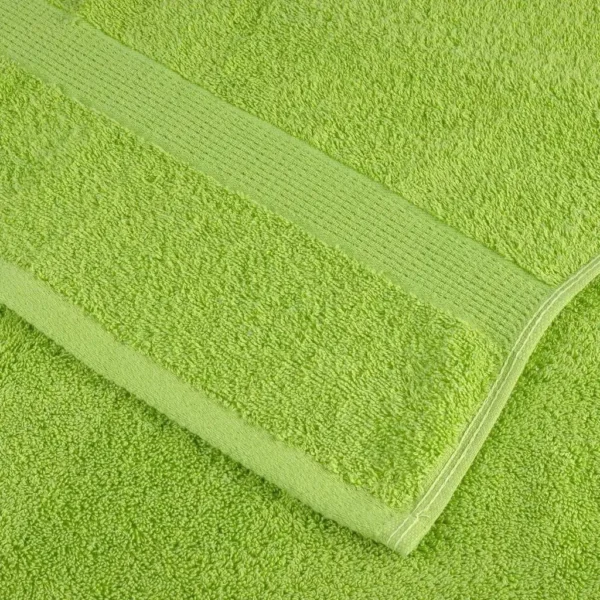 4 Stück Premium-Badetücher grün 70 x 140 cm 600 g/m2 6