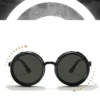 Nd Filter Einstellbare Sonnenbrille Vintage Runde Punk ND9-geschwindigkeit Polarisierte Dimmen Sonnenbrille Männer Frauen Luxus SonnenbrillePolarisierte 5