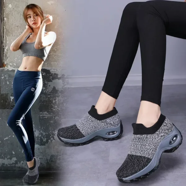 Damen-Turnschuhe, vielseitige orthopädische Damen-Turnschuhe, Plateauschuhe, Damen-Freizeitschuhe, rutschfest, verschleißfest, Tennis-Damen 6
