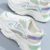 2025 Turnschuhe Frauen Plattform Flache Schuhe Frau Schuhe Grün Casual Trainer Damen Chunky Turnschuhe Frauen Schuhe 6