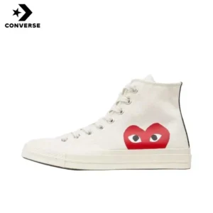 Converse 1970s Chuck Taylor All Star Hi X CDG Männer und Frauen Skateboards chuhe High-Top Outdoor Sneaker weiß
