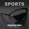 1 Stück/3 Stück polarisierte Retro-Herren-Sport-Sonnenbrille, langlebiger, durchscheinender farbiger Rahmen und TAC-Linse, zum Wandern, Angeln, Rennen 5