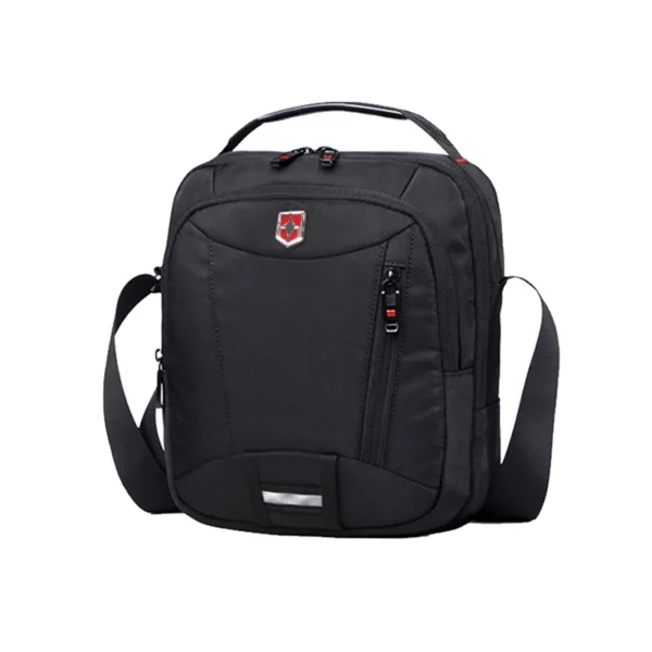 Schweizer wasserdichte Oxford Herren Umhängetasche Multifunktions Business Casual Aktentasche Tasche Reise männliche Umhängetasche Mode Handtasche