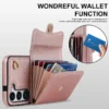 Handgelenkschlaufe Umhängetasche Handyhülle für Samsung Galaxy S24 FE S25 Ultra S23 S22 S21 Plus A16 A15 A35 A55 A14 A54 A53 Wallet Card H 4