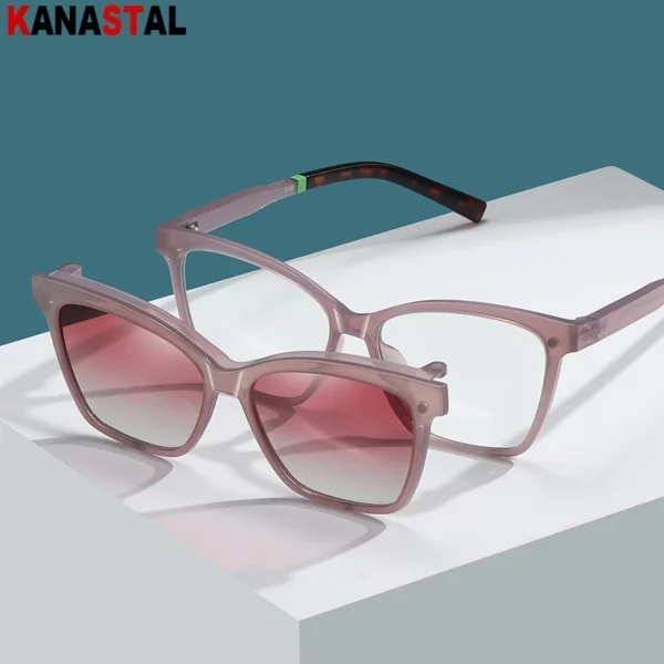 Frauen Polarisierte Sonnenbrille Männer Myopie Rezept Lesebrille Blau Licht Blockieren TR90 Brillen Rahmen Optics Objektiv Brillen 2