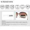 KINGSEVEN Damenbrille, Luxusmarke, Sonnenbrille, Farbverlauf, polarisierte Linse, runde Sonnenbrille, Schmetterling, Outdoor, Reisen 4