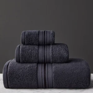 Neue ägyptische Baumwolle Handtuch Badet uch Sets einfarbig verdicken Badet ücher Set weich bequem geeignet für Erwachsene und Kinder