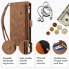 Luxus-Hülle für Samsung Galaxy A56 5G 2022, Leder, 8 Karten, Brieftasche, Funda-Flip-Cover, Etui, Samsung A36 A26 Telefon A16 A06 A 16 36 56 2