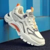 Herrenschuhe, Sneakers mit Schnürung, 2025, neuer Frühling, atmungsaktiv, lässige Sneakers, Freizeit, Sohlen, Komfort, rutschfeste Outdoor-Laufschuhe 4