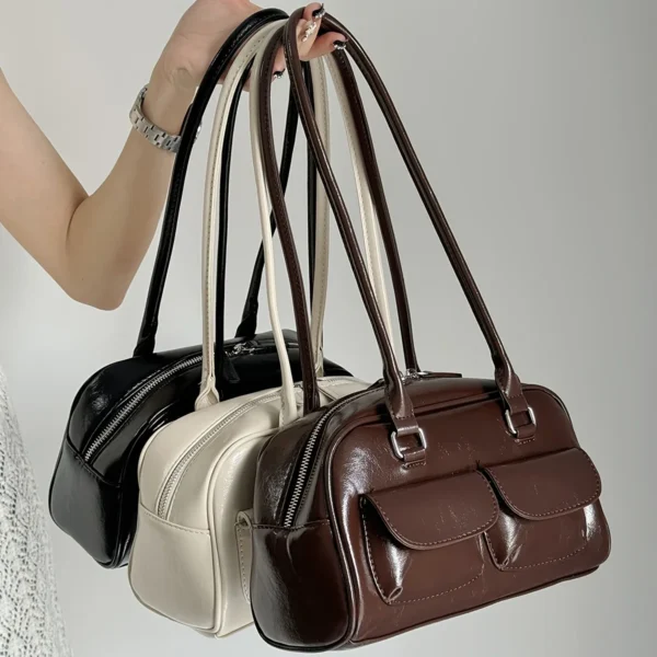 Modische Achseltasche, hochwertige, vielseitige Handtasche, Nischendesign, Damen-Umhängetasche, Retro-Geldbörsen und Handtaschen aus Pu-Leder
