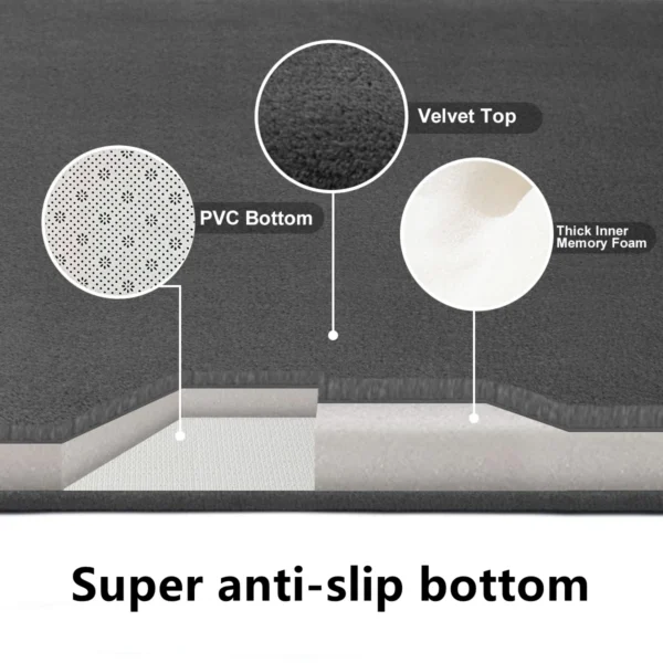 3d rutsch feste Badezimmer matte Bade matten saugfähige Fuß matte Teppich Kopfstein pflaster geprägte Tür Fußmatten maschinen wasch bar schnell trocknend 3
