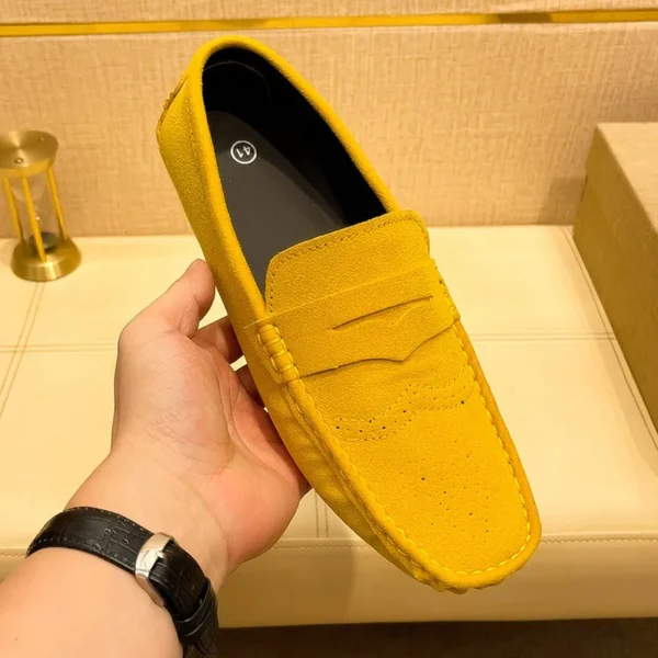 Maedef Männer Freizeit schuhe Wildleder faul Schuhe männlich atmungsaktiv Slip-On Herren fahren flache Schuhe bequeme Boot Schuh Slipper Mokassins 3