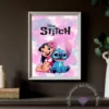 Stitch Lilo & Stitch 5D-Diamant-Malerei-Set zum Selbermachen, Diamant-Stickerei, Kreuzstich, handgefertigte Kunst, Geschenk, Basteln, Heimdekoration 2