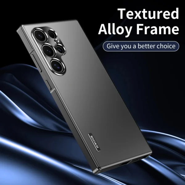 Mode Magnetische Schließen Aluminium Metall Fall Für Samsung Galaxy S25 Ultra S24 Ultra S23 S22 S21 Starke Drop Proof Abdeckung 3