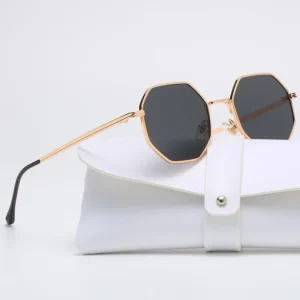 Polygon Metall Sonnenbrille Vintage Rahmen Für Frauen Sonnenbrille Männer Luxus Marke Design Sonnenbrille Frauen Spiegel Gafas De Sol Uv400