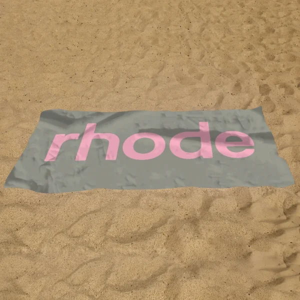 Luxusmarke Fashion R-Rhode-Girl Handtuch Weiches Pool-Geschenk für Reisen, Fitnessstudio, Dusche, Camping, schnell trocknend, Sport, großes Strandtuch 5