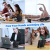 Eary für Google Pixel 9 Pro Fold Handyhülle mit Dual-Armband Leder 360 ° Drehen Sie die stoßfeste Schutzabdeckung mit magnetischem Ständer 6