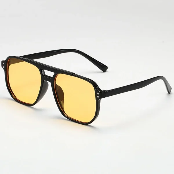 Frauen Männer quadratische Sonnenbrille Retro Polygon Sonnenbrille weibliche schwarze Vintage Mode Damen Oculos de Sol Doppels trahl Brille
